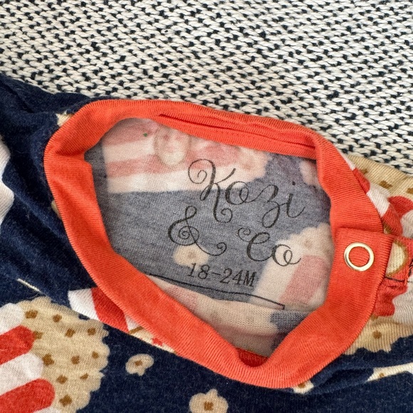 Kozi and Co Popcorn 2 Piece Pajamas - Bamboo - Picture 3 of 4